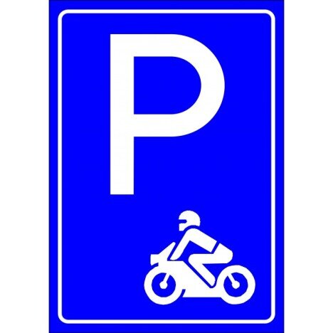 Placuta pentru parcare motociclete