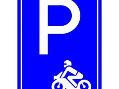 Placuta pentru parcare motociclete